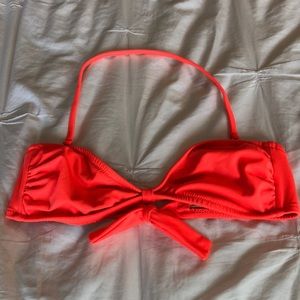 J.Crew neon tab bandeau top in size small